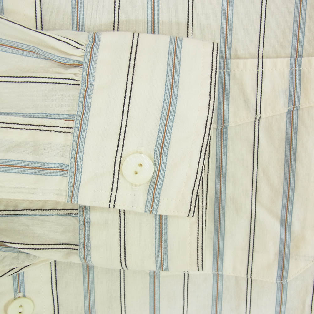 RRL ダブルアールエル 長袖 ストライプ シャツ オフホワイト系 S【中古】