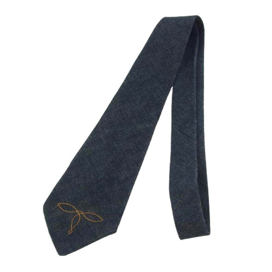 RRL ダブルアールエル Denim Tie イタリア製 デニム ネクタイ インディゴブルー系【中古】