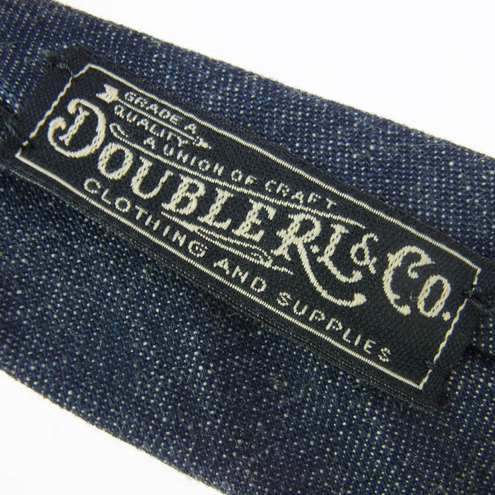 美品 RRL ダブルアールエル デニム ネクタイ イタリア製 インディゴ RRL ダブルアールエル Denim Tie イタリア製 デニム ネクタイ