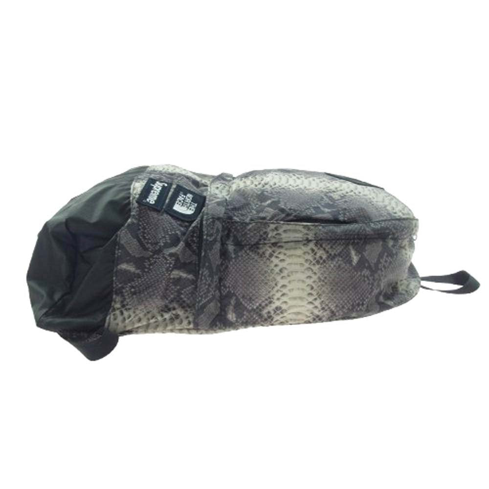 Supreme シュプリーム 18SS THE NORTH FACE ザ ノース フェイス Snakeskin Lightweight Day BackPack スネークスキン ライトウェイト デイパック リュック グレー系【中古】