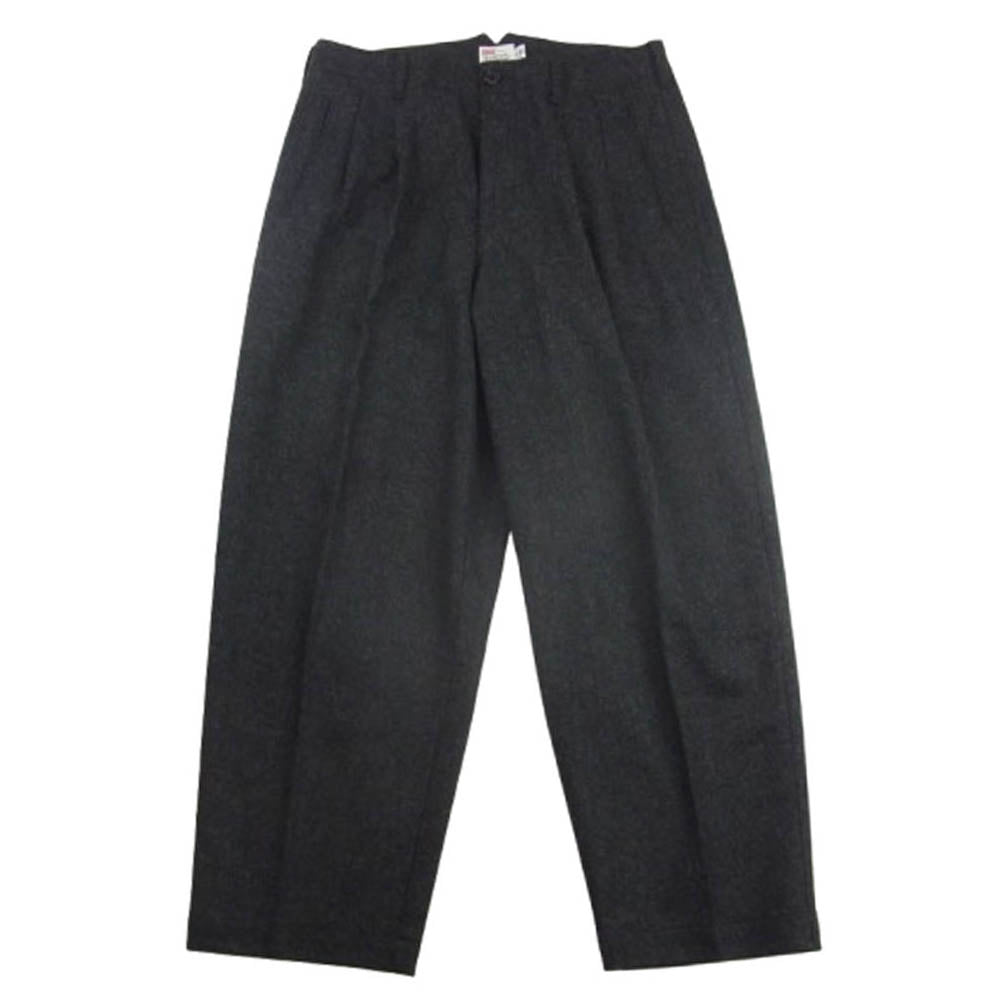 Traditional Weatherwear トラディショナルウェザーウェア G212CIFPT0201SF UNIONSLACK 301 2タック ウール パンツ チャコール系 S【中古】