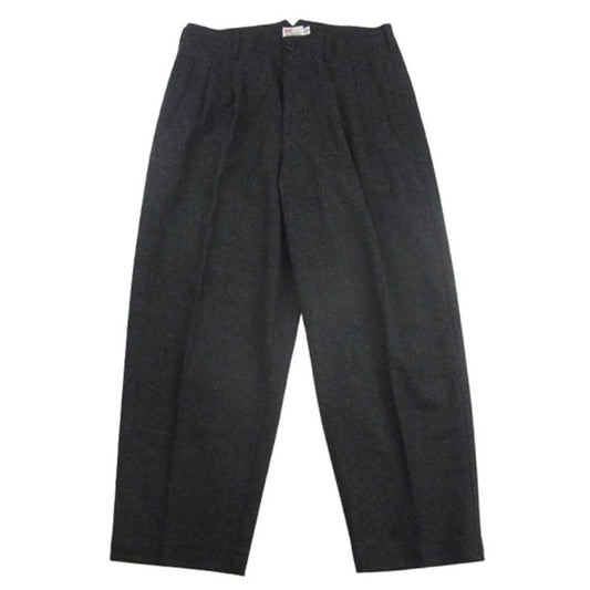 Traditional Weatherwear トラディショナルウェザーウェア G212CIFPT0201SF UNIONSLACK 301 2タック ウール パンツ チャコール系 S【中古】