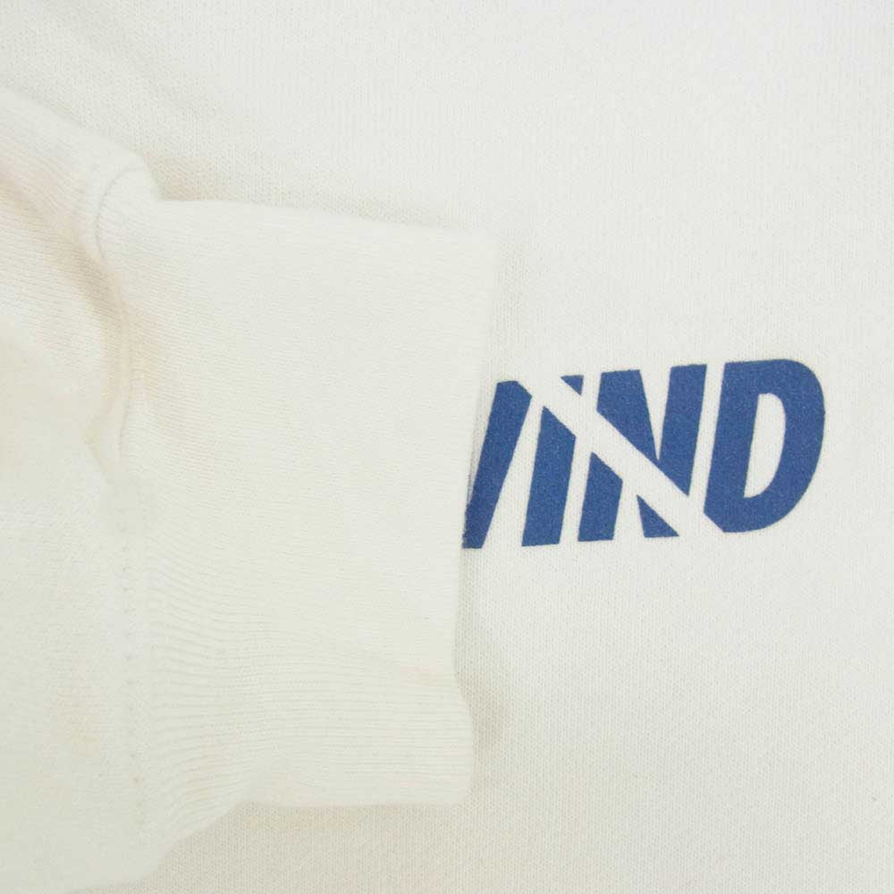 WIND AND SEA ウィンダンシー WDS-SAT-21A-01 × Saturdays NYC SATURDAYS SURF NYC ロゴプリント スウェット トレーナー ホワイト系 M【中古】