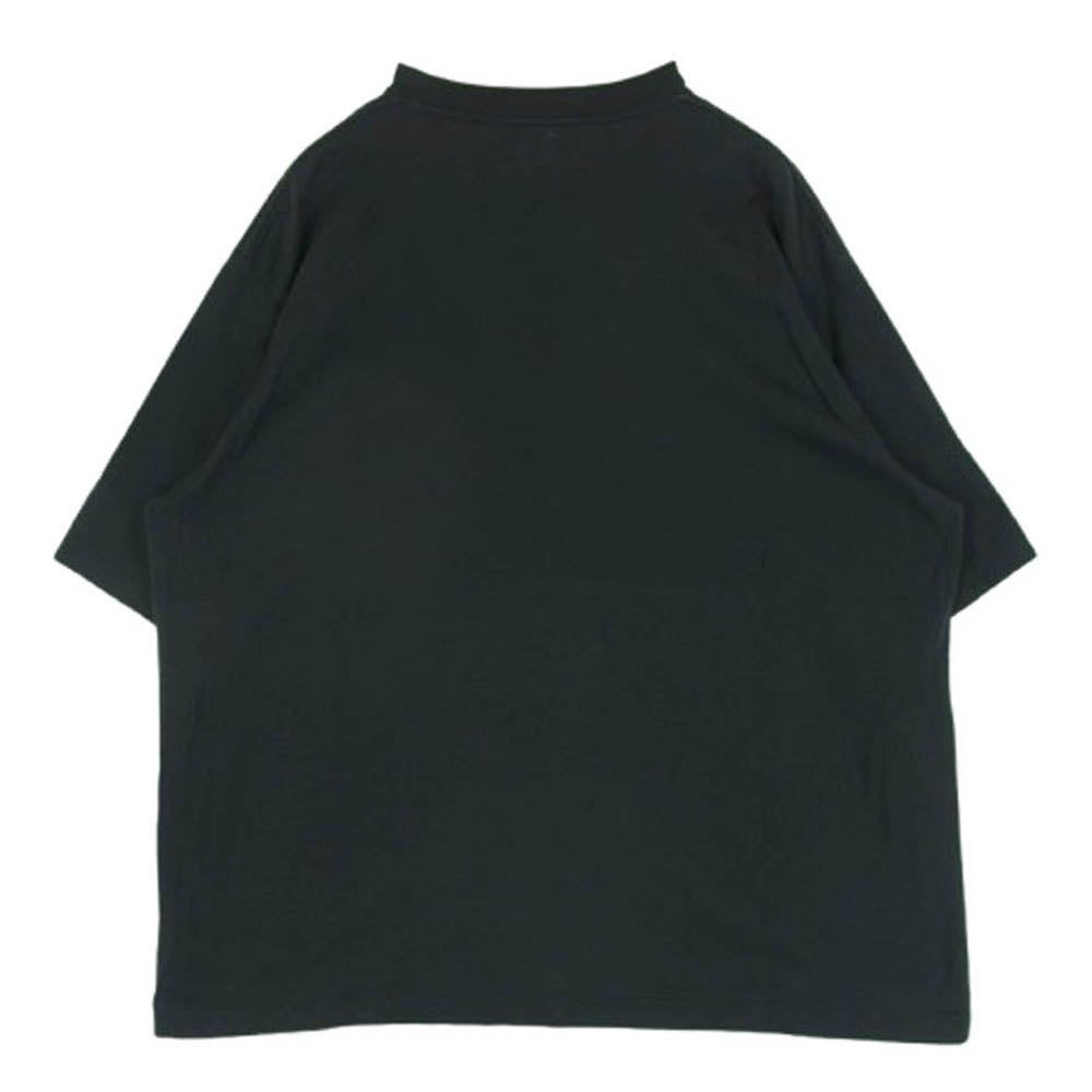 blurhms ブラームス 23SS bROOTS23S34 ROOTSTOCK ルーツストック POSTPUNK Print Tee BIG ロゴプリント ビック 半袖 Tシャツ ブラック系 2【中古】