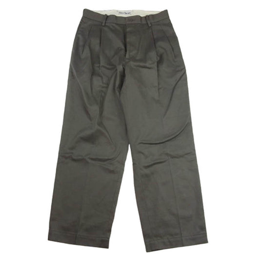 WACKO MARIA ワコマリア 2タック コットン センタープレス チノ パンツ カーキ系 M【中古】