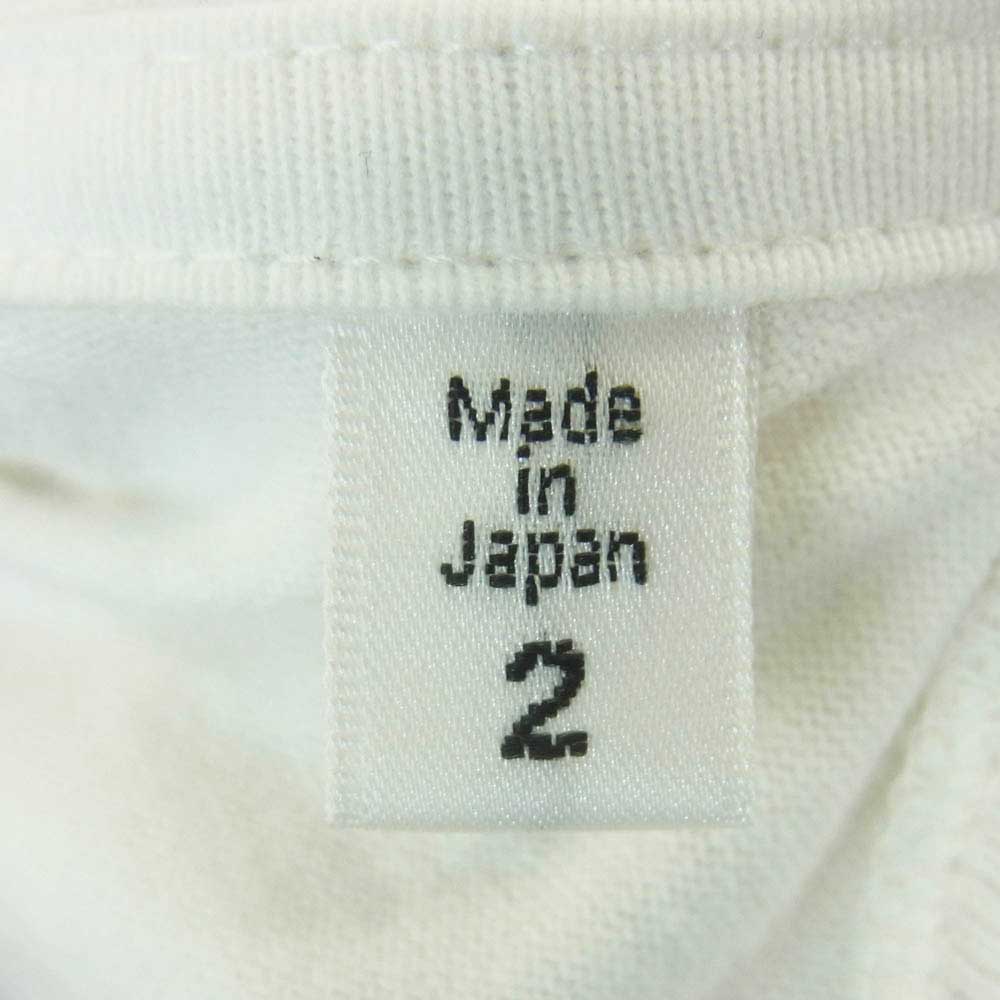 blurhms ブラームス bROOTS23S33 ROOTSTOCK ルーツストック POSTPUNK Print Tee BIG ロゴプリント ビック 半袖 Tシャツ ホワイト系 2【中古】