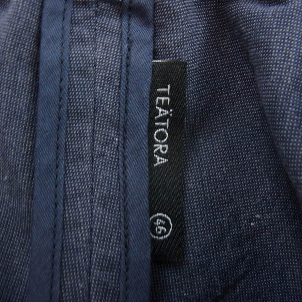 TEATORA テアトラ tt-004SW-LAB-TRI Wallet Shorts WIDE LAB ウォレット ショーツ ワイド ショートパンツ ネイビー系 46【中古】