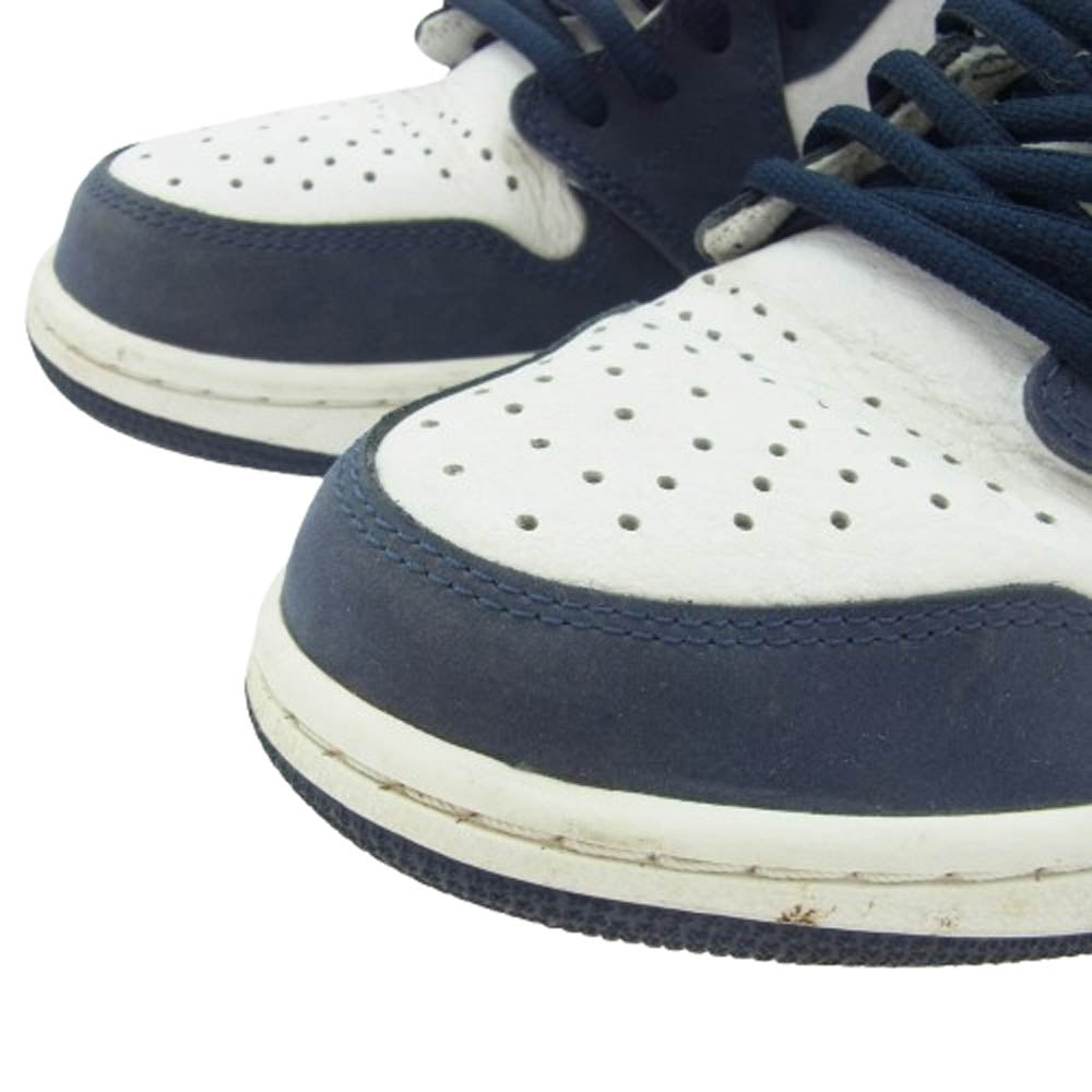 NIKE ナイキ DC1788-100 Air Jordan 1 High OG CO.JP White Midnight Navy エアジョーダン ハイ スニーカー ネイビー系 ホワイト系 27cm【中古】