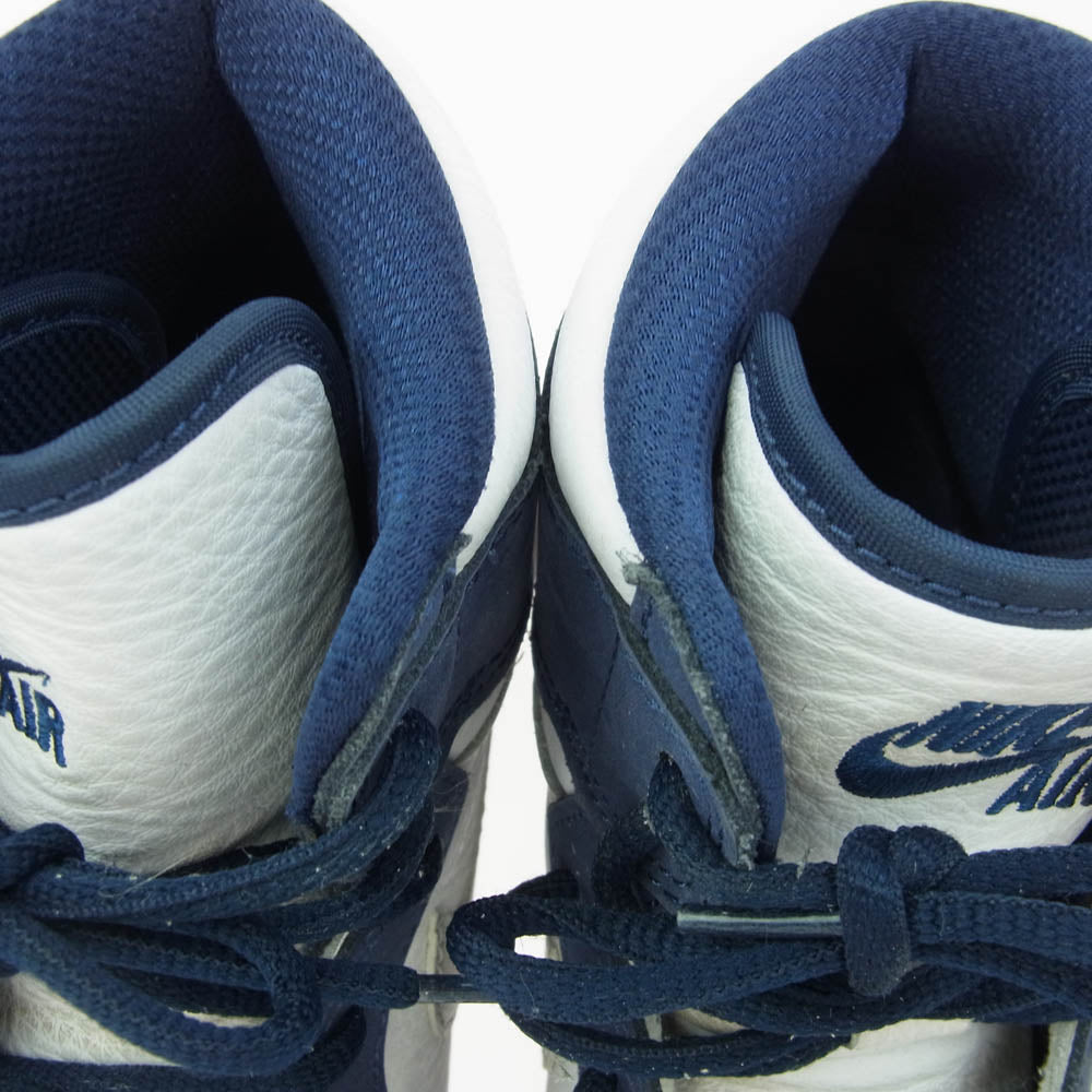 NIKE ナイキ DC1788-100 Air Jordan 1 High OG CO.JP White Midnight Navy エアジョーダン ハイ スニーカー ネイビー系 ホワイト系 27cm【中古】
