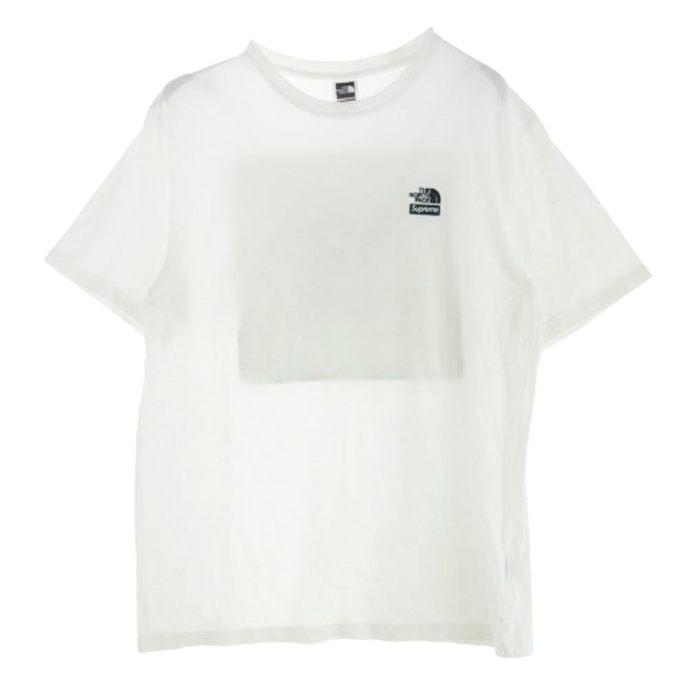 Supreme シュプリーム 22SS NT022091 × THE NORTH FACE ノースフェイス Bandana Tee バンダナ 半袖 Tシャツ ホワイト系 L【中古】