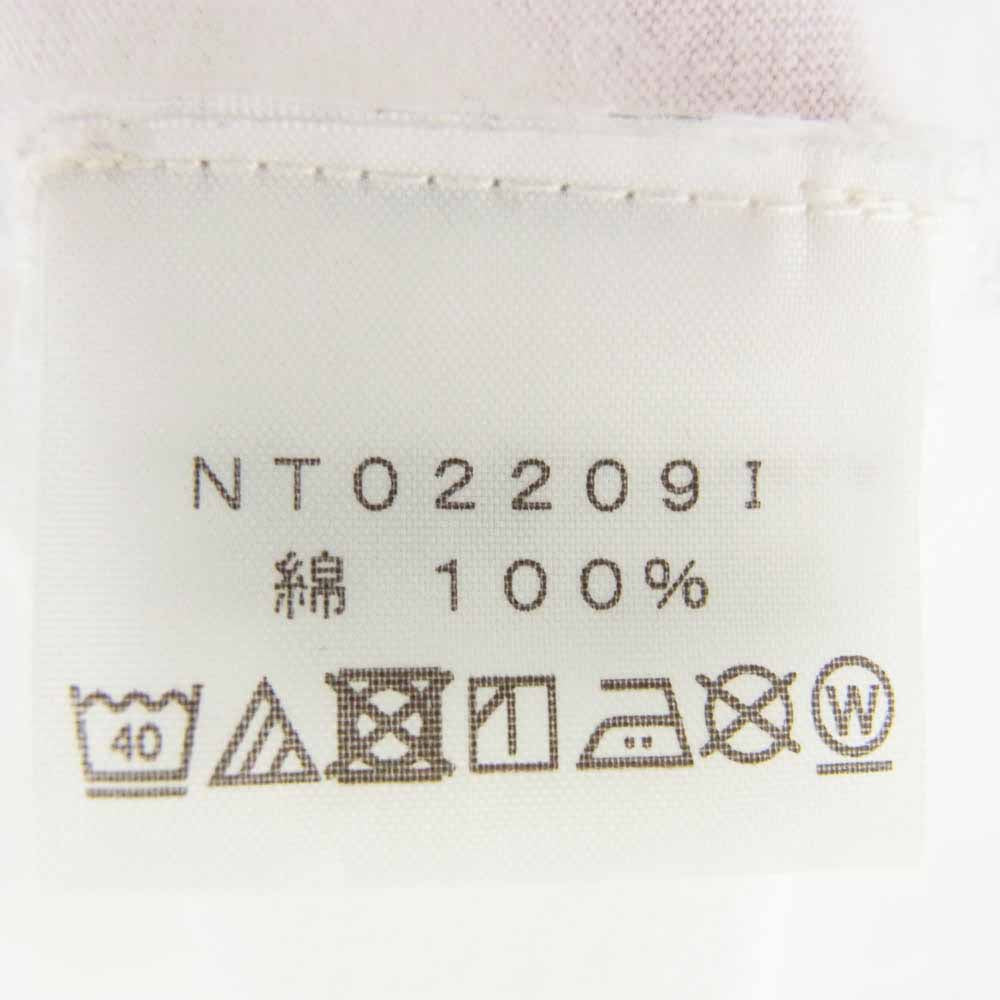 Supreme シュプリーム 22SS NT022091 × THE NORTH FACE ノースフェイス Bandana Tee バンダナ 半袖 Tシャツ ホワイト系 L【中古】