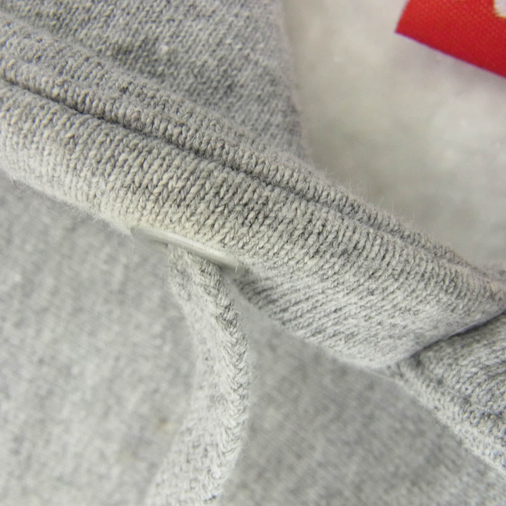 Supreme シュプリーム 21SS KAWS Chalk Logo Hooded Sweatshirt チョーク ボックス ロゴ プリント フーディ パーカー スウェット グレー系 M【中古】