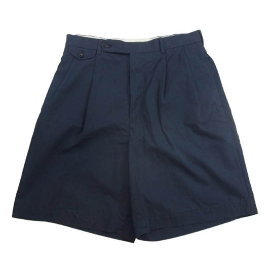 A.PRESSE アプレッセ 23SS 23SAP-04-04H High Density Weather Cloth Shorts ハイ デンシティ ウェザークロス ショーツ ショートパンツ ネイビー系 2【中古】