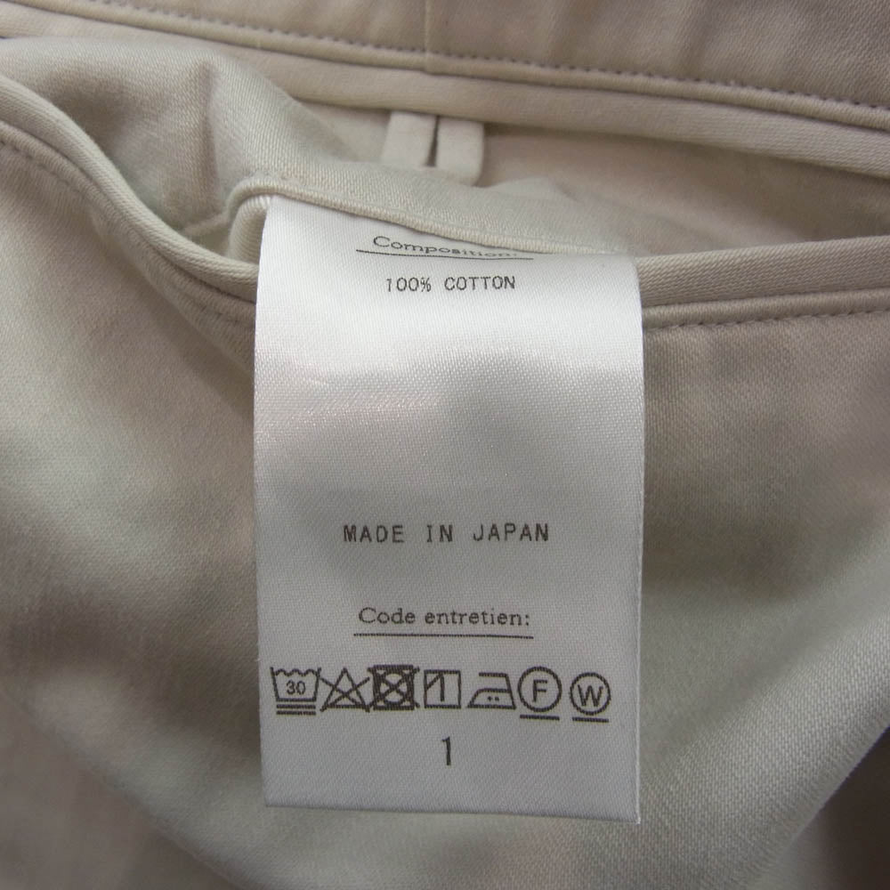 A.PRESSE アプレッセ 21AW 21AAP-04-04H Chino Trousers チノ トラウザーズ パンツ ベージュ系 1【中古】