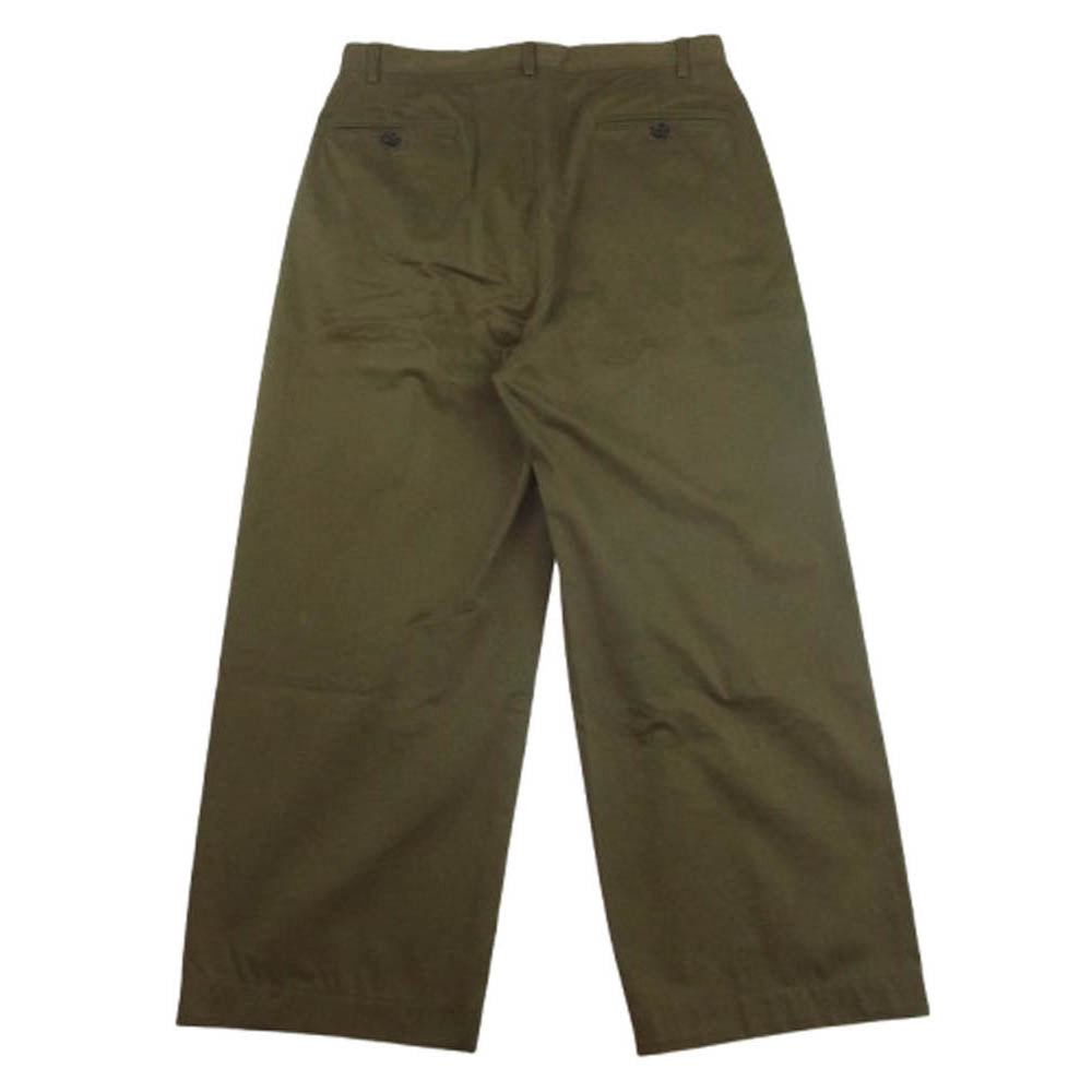 A.PRESSE アプレッセ 22AW 22AAP-04-06H Chino Trousers OLIVE チノ トラウザーズ パンツ オリーブ カーキ系 2【中古】