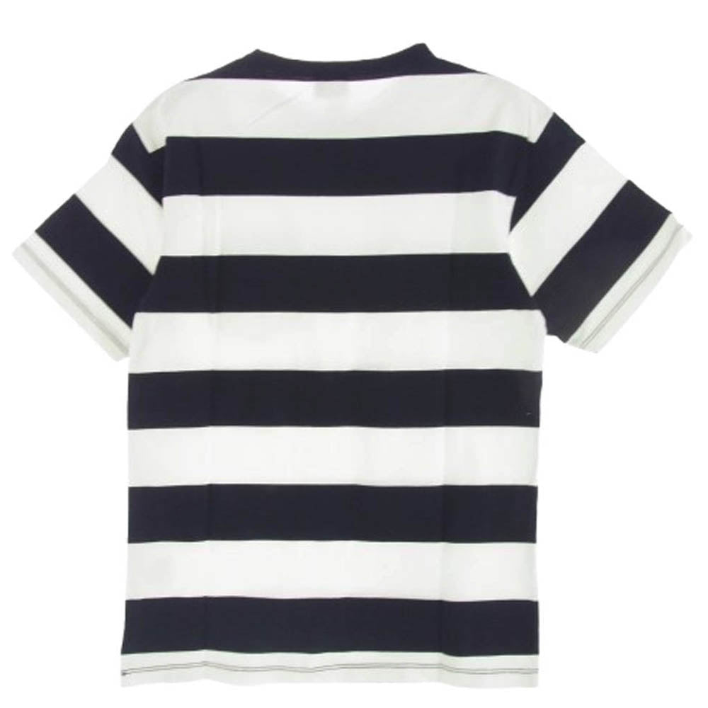 schott ショット BORDER TEE ボーダー ポケット Tシャツ ホワイト系 ブラック系 S【中古】