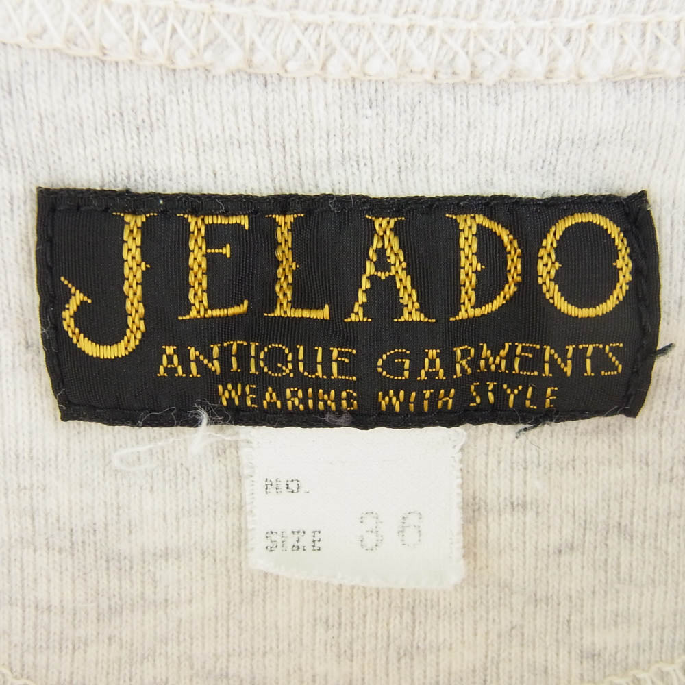 JELADO ジェラード サーマル ヘンリーネック 半袖 Tシャツ グレー系 36【中古】