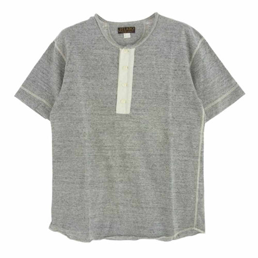 JELADO ジェラード サーマル ヘンリーネック 半袖 Tシャツ グレー系 36【中古】