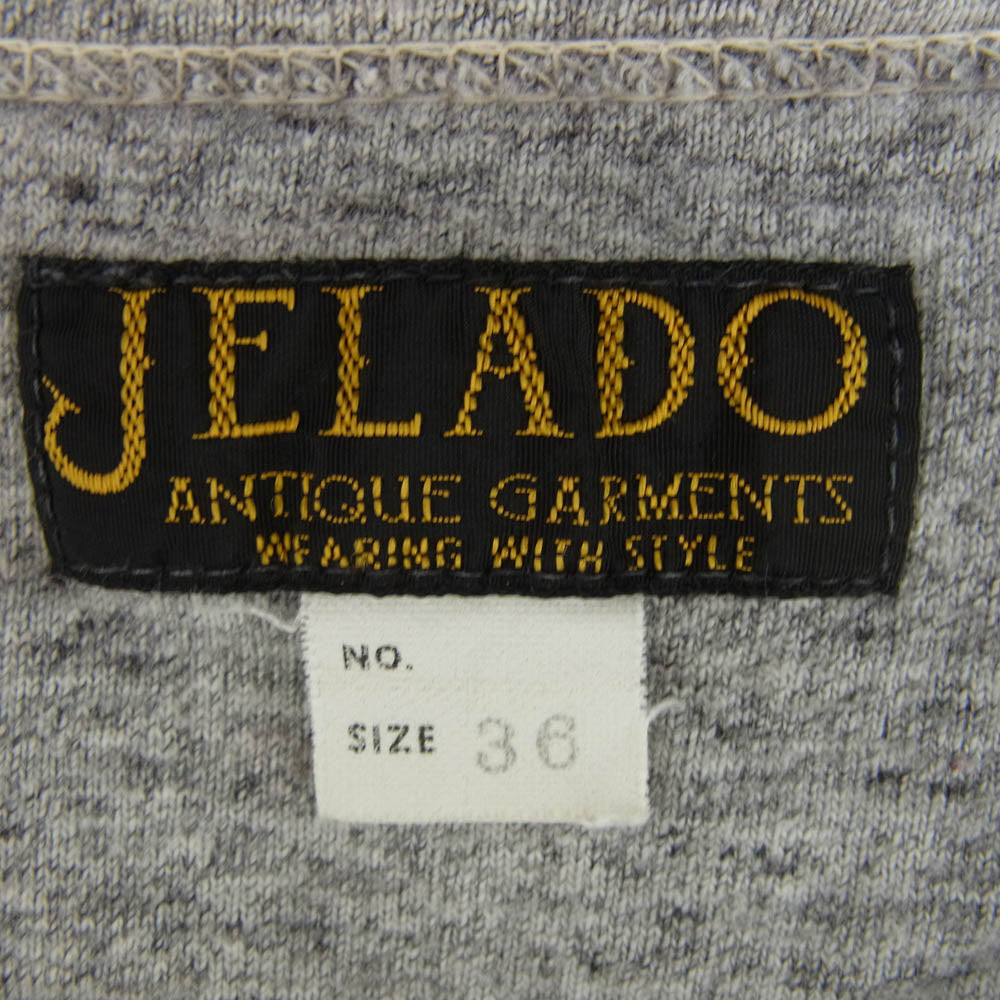 JELADO ジェラード サーマル ヘンリーネック 半袖 Tシャツ グレー系 36【中古】