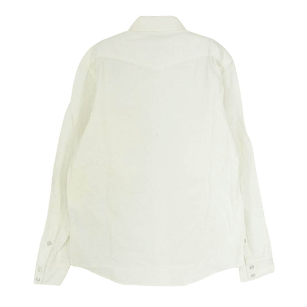 GANGSTERVILLE ギャングスタービル GSV-19-SS-30 KINGSLAND L/S SHIRT ウエスタン シャツ ホワイト系 S【極上美品】【中古】