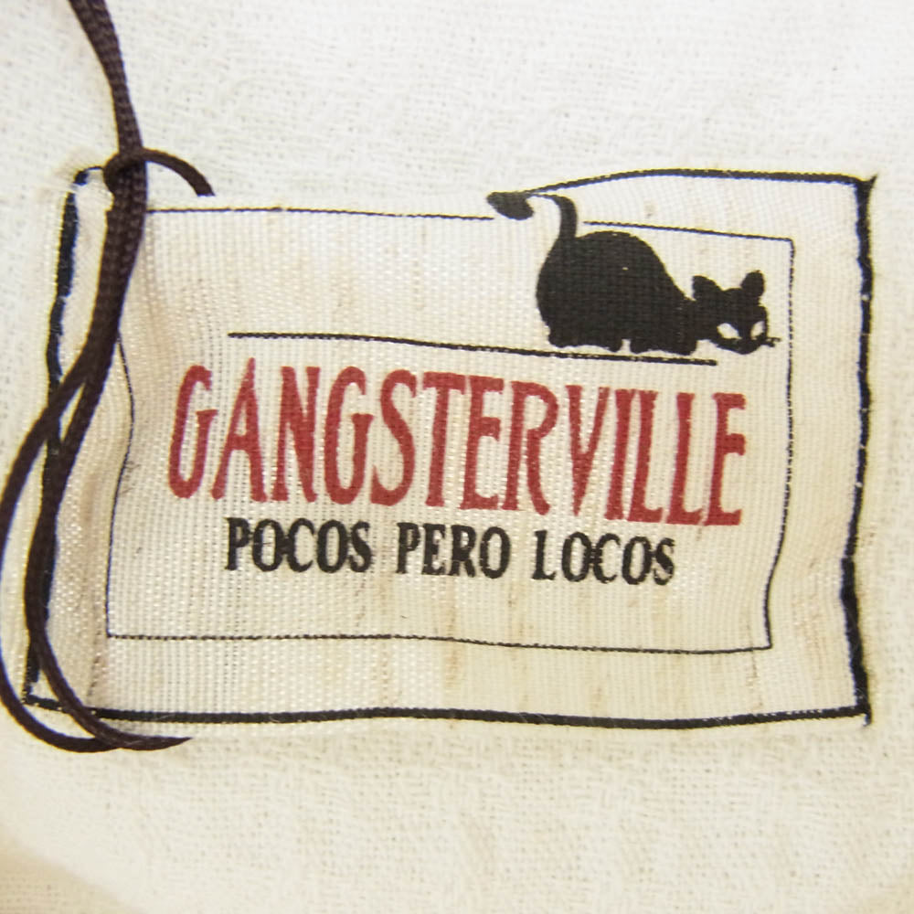 GANGSTERVILLE ギャングスタービル GSV-19-SS-30 KINGSLAND L/S SHIRT ウエスタン シャツ ホワイト系 S【極上美品】【中古】