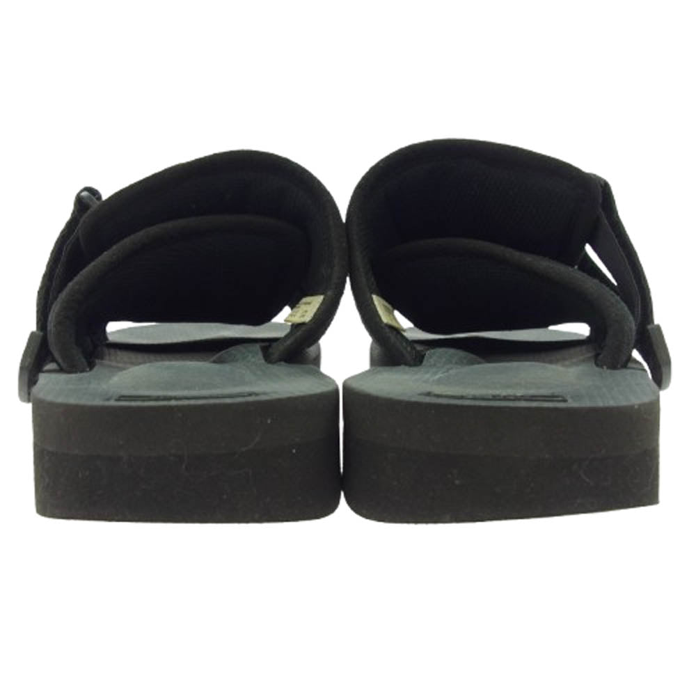 SUICOKE スイコック スエード ダブルストラップ サンダル ブラック系 26cm【中古】