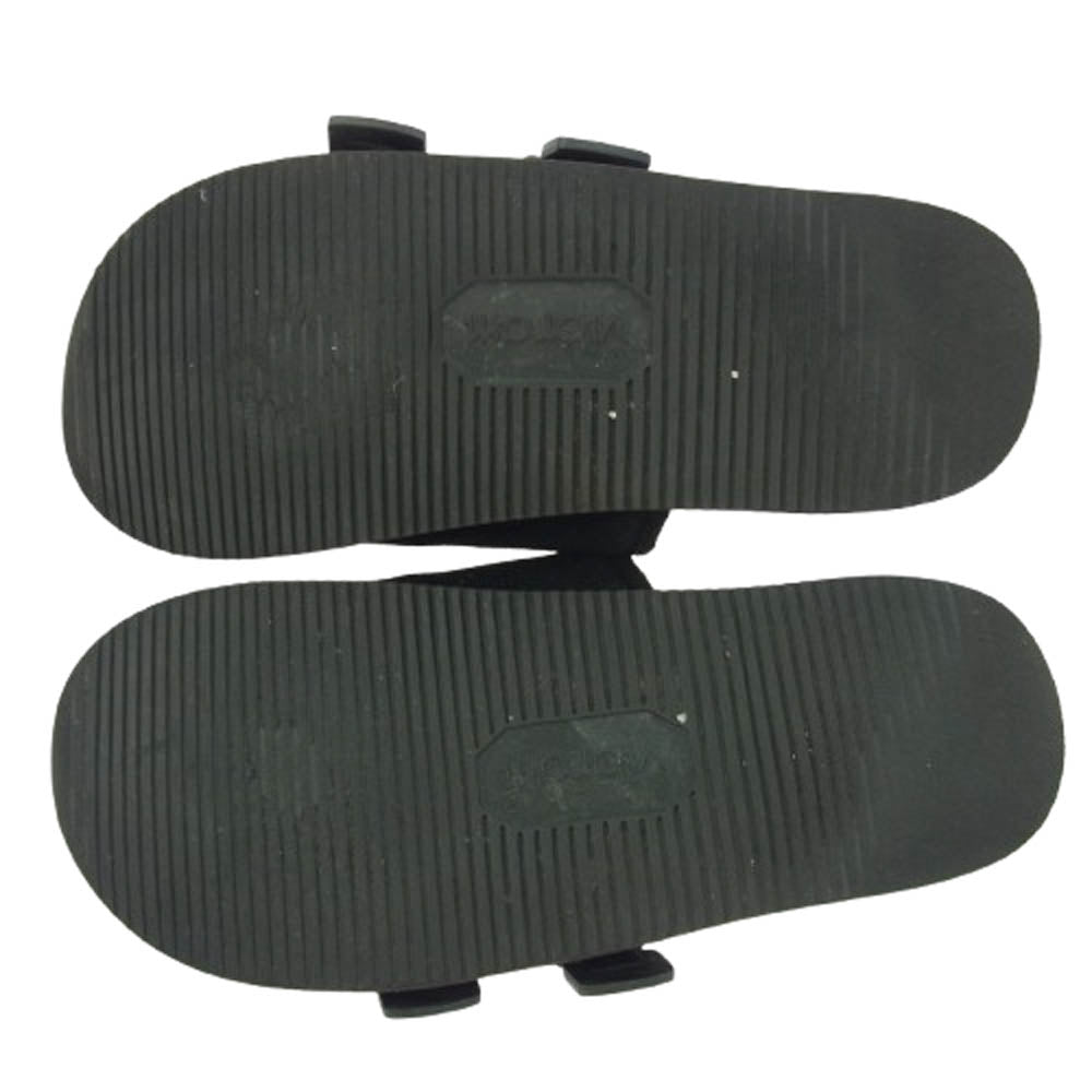 SUICOKE スイコック スエード ダブルストラップ サンダル ブラック系 26cm【中古】