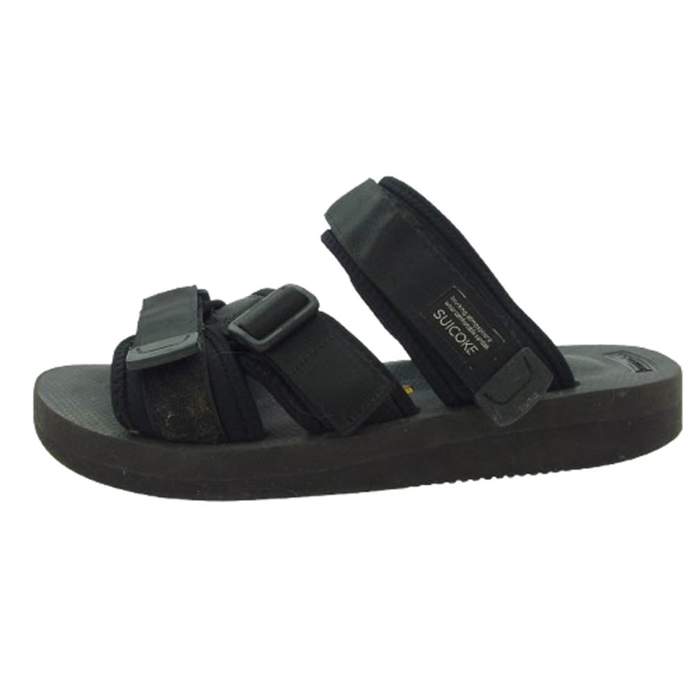 SUICOKE スイコック ダブルストラップ サンダル ブラック系 26cm【中古】