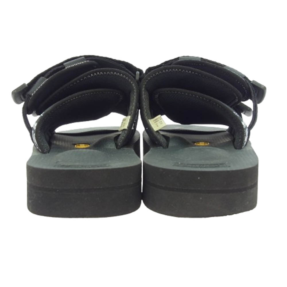 SUICOKE スイコック ダブルストラップ バンダナ サンダル ブラック系 26cm【中古】