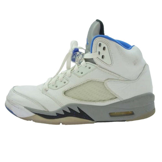 NIKE ナイキ DD0587-140 Air Jordan 5 Stealth 2.0 エアジョーダン5 ステルス2.0 ハイカット AJ5 スニーカー ホワイト系 27cm【中古】