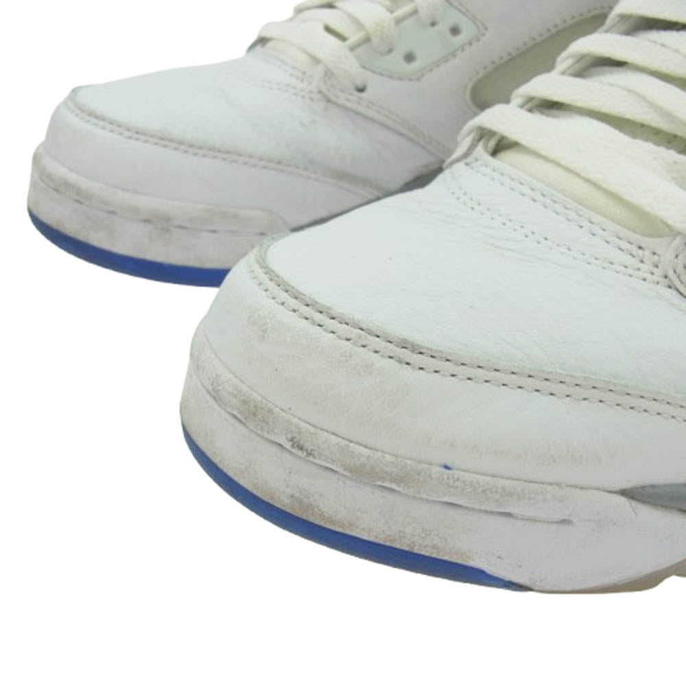 NIKE ナイキ DD0587-140 Air Jordan 5 Stealth 2.0 エアジョーダン5 ステルス2.0 ハイカット AJ5 スニーカー ホワイト系 27cm【中古】