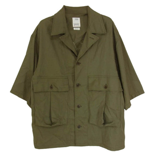 VISVIM ビズビム 20SS 0120105011014 CORNET SHIRT S/S コルネット 半袖 シャツ カーキ系 1【中古】