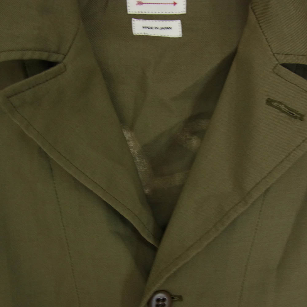 VISVIM ビズビム 20SS 0120105011014 CORNET SHIRT S/S コルネット 半袖 シャツ カーキ系 1【中古】