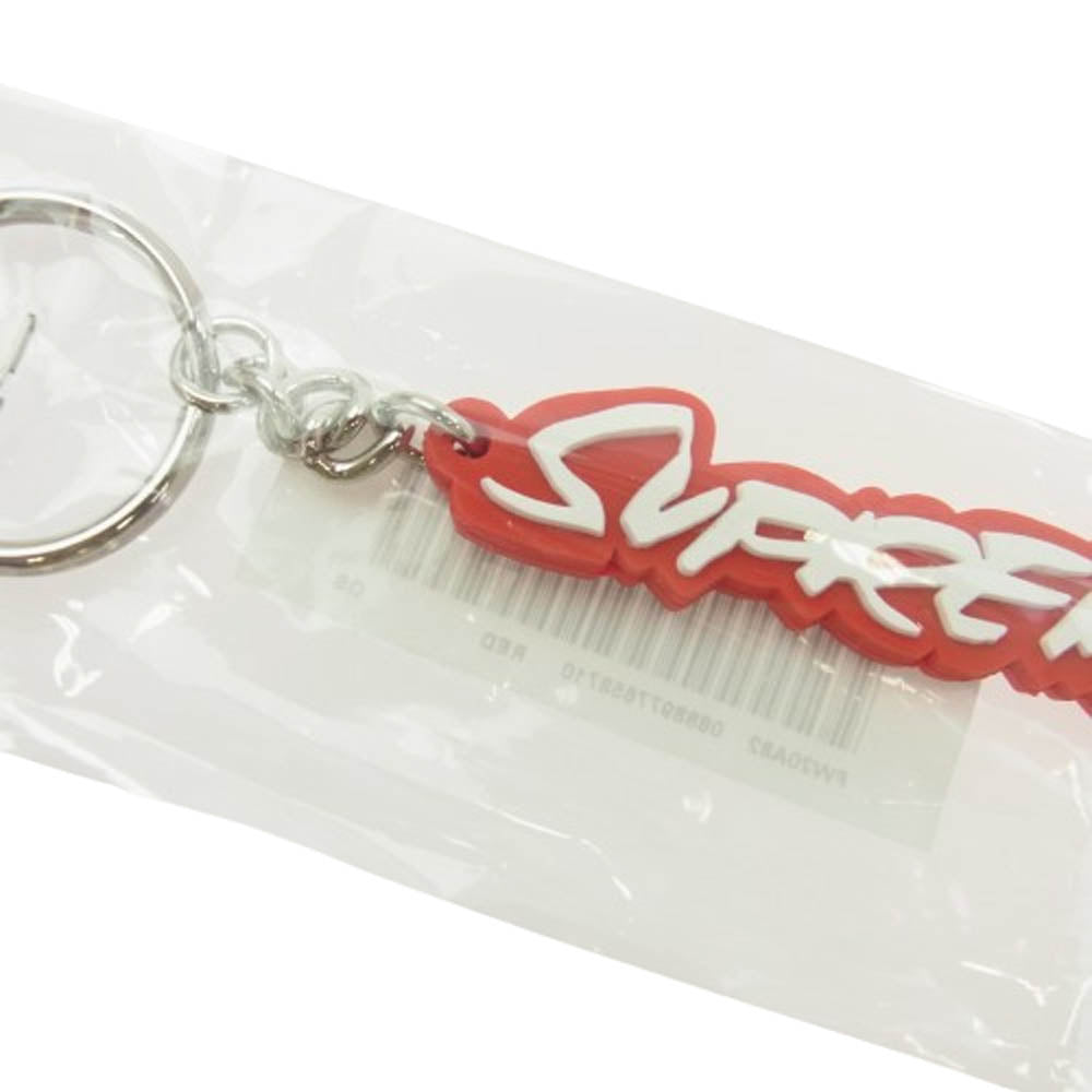 Supreme シュプリーム 20AW FUTURA LOGO KEYCHAIN フューチュラ ロゴキーチェーン キーホルダー レッド レッド系【極上美品】【中古】