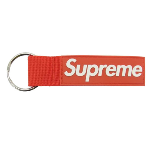 Supreme シュプリーム 23SS Webbing Keychain ウェビング キーリング キーホルダー ストラップ レッド レッド系【新古品】【未使用】【中古】