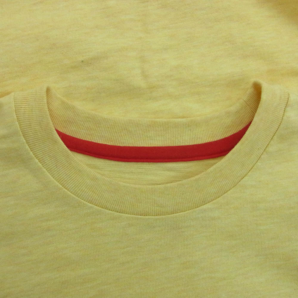 Supreme シュプリーム S/S Pocket Tee ポケット Tシャツ 半袖カットソー イエロー系 M【極上美品】【中古】