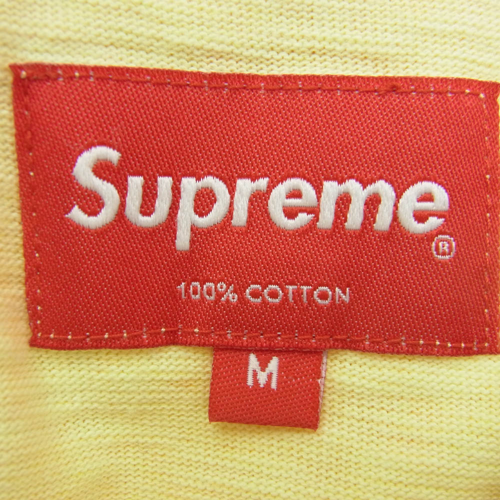 Supreme シュプリーム S/S Pocket Tee ポケット Tシャツ 半袖カットソー イエロー系 M【極上美品】【中古】