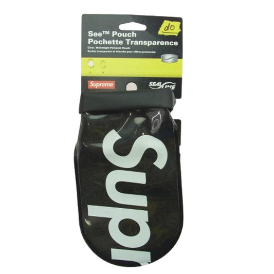Supreme シュプリーム 18SS Seal Line See Pouch Large シールライン ポーチ ラージ 防水ポーチ ブラック ブラック系【新古品】【未使用】【中古】