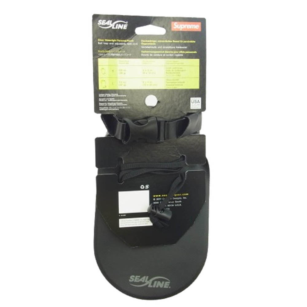 Supreme シュプリーム 18SS Seal Line See Pouch Large シールライン ポーチ ラージ 防水ポーチ ブラック ブラック系【新古品】【未使用】【中古】