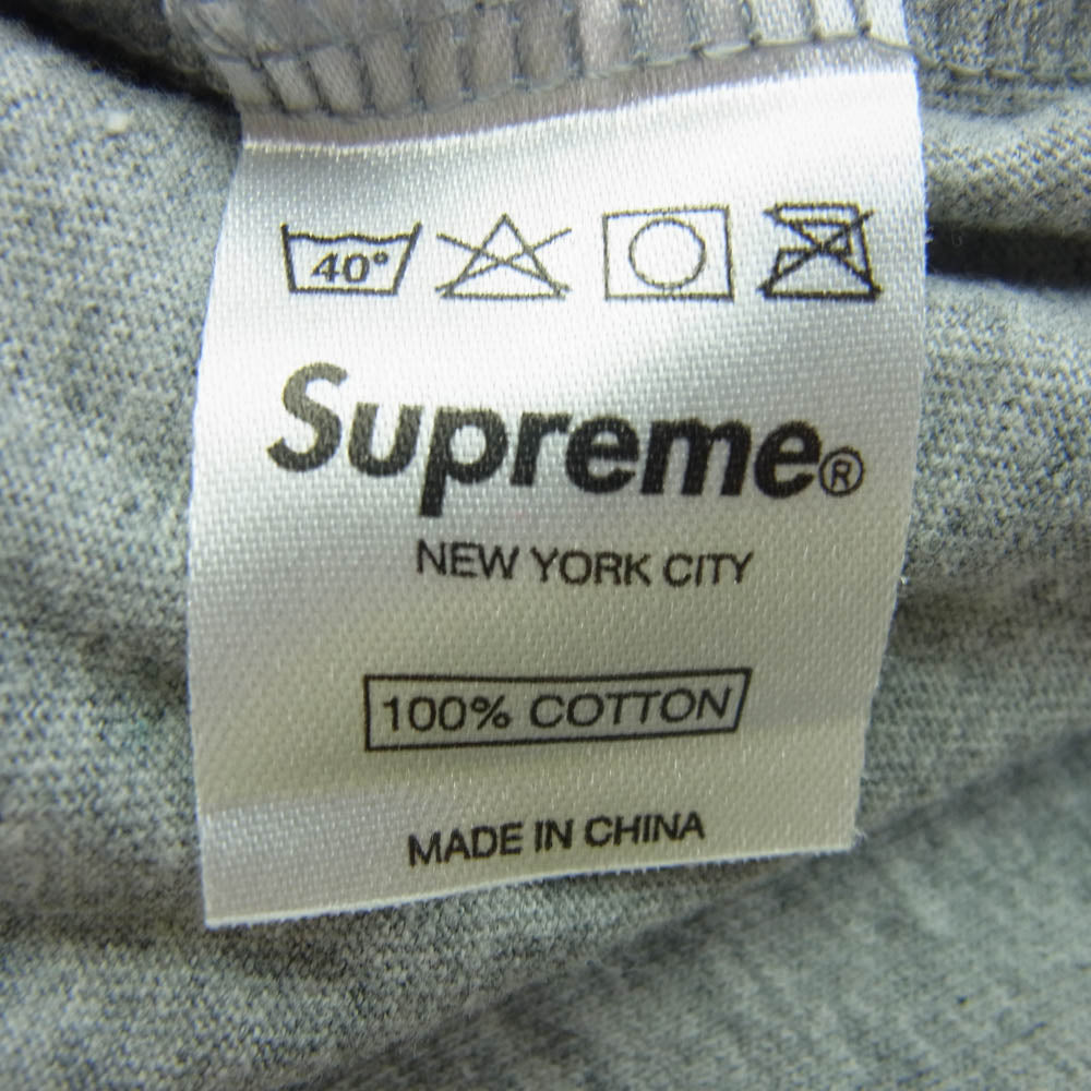 Supreme シュプリーム 09SS Senorita Raglan Top フロントプリント ラグラン フットボール Tシャツ 半袖カットソー グレー系 レッド系 M【極上美品】【中古】