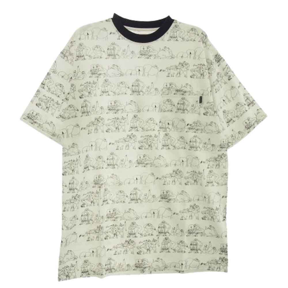 Supreme シュプリーム 90s archive アーカイブ 初期紙タグ Porno Ringer Pocket Tee ポルノ リンガー Tシャツ 半袖カットソー ホワイト系 ブラック系 M【中古】