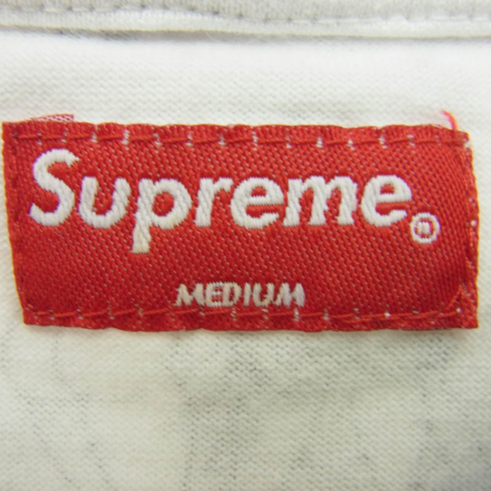 Supreme シュプリーム 90s archive アーカイブ 初期紙タグ Porno Ringer Pocket Tee ポルノ リンガー Tシャツ 半袖カットソー ホワイト系 ブラック系 M【中古】