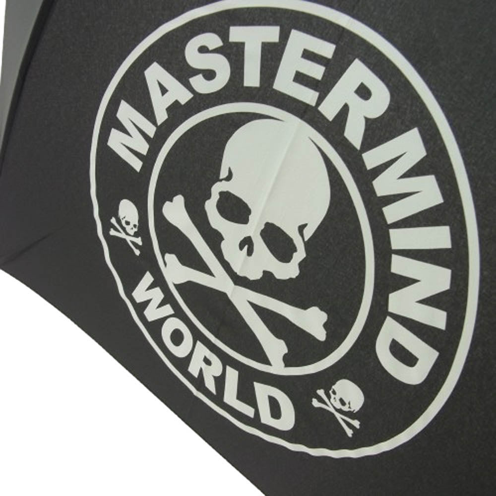 mastermind JAPAN マスターマインドジャパン スカルプリント アンブレラ 傘 ブラック系【極上美品】【中古】
