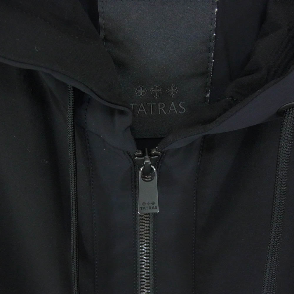 TATRAS タトラス MTAT24S8248 BLOUSON ストレッチ ナイロン フルジップ パーカー ジャケット ブラック系 05【中古】