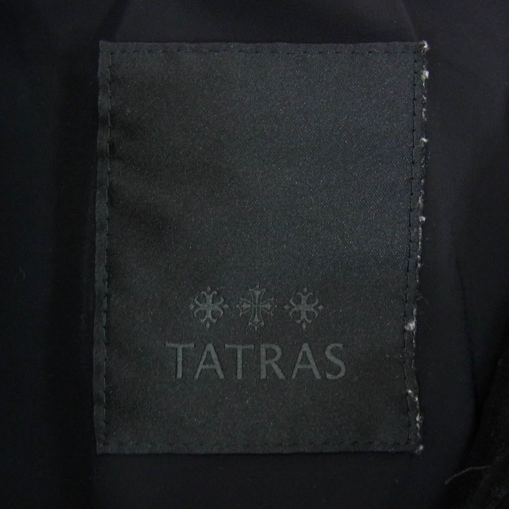 TATRAS タトラス MTAT24S8248 BLOUSON ストレッチ ナイロン フルジップ パーカー ジャケット ブラック系 05【中古】