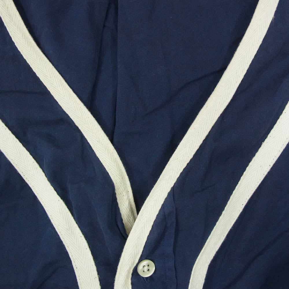 POLO RALPH LAUREN ポロ・ラルフローレン ベースボール シャツ 半袖 刺繍 XXL ネイビー系 XXL【中古】