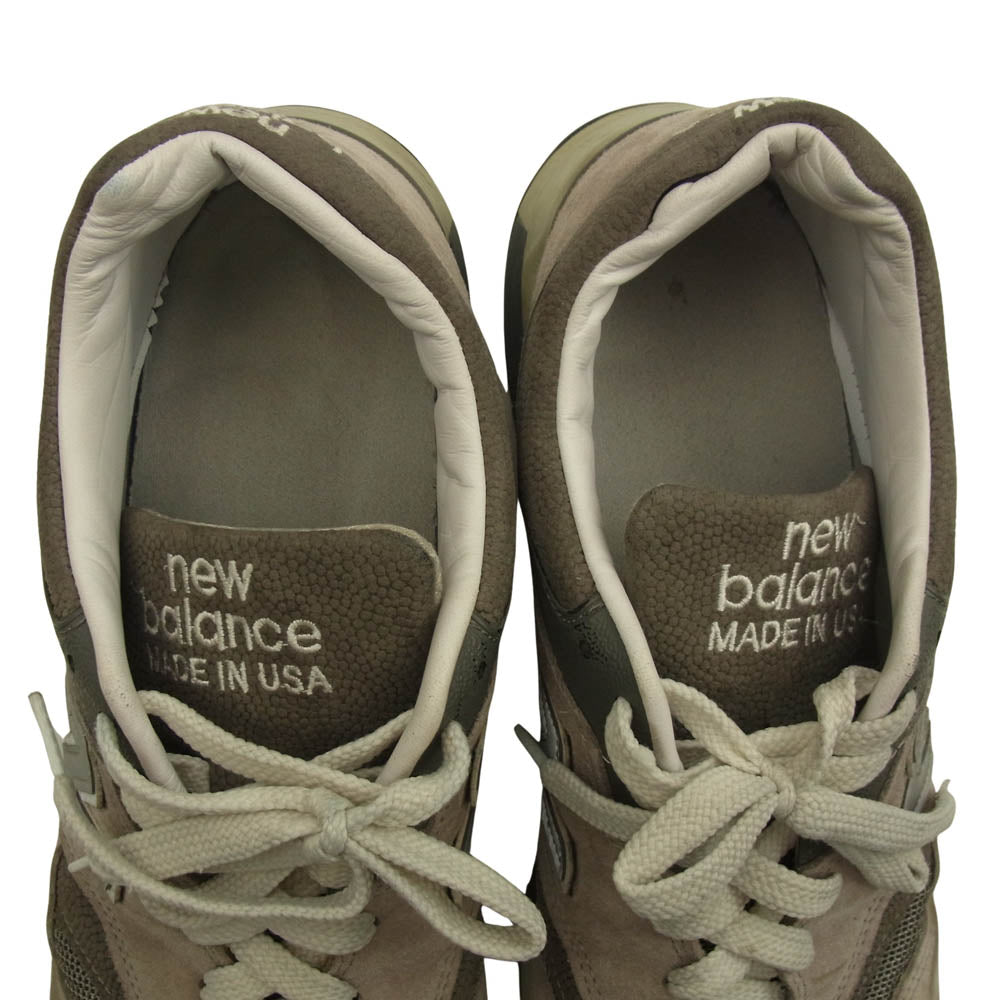 NEW BALANCE ニューバランス M9975GR USA製 997.5 Gray アメリカ製 997.5 グレー ローカット スニーカー グレー系 30cm【中古】
