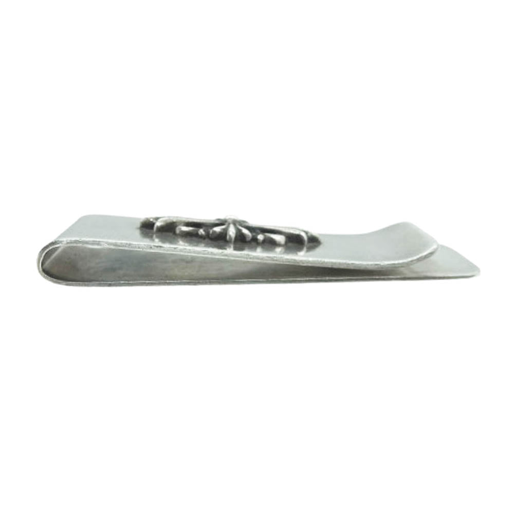 CHROME HEARTS クロムハーツ（原本無） MNY CLIP SM フローラルクロス マネークリップ シルバー系【中古】