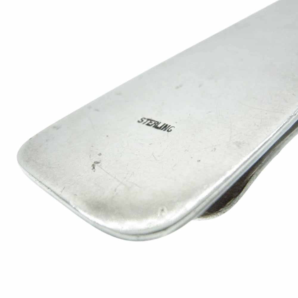 CHROME HEARTS クロムハーツ（原本無） MNY CLIP SM フローラルクロス マネークリップ シルバー系【中古】