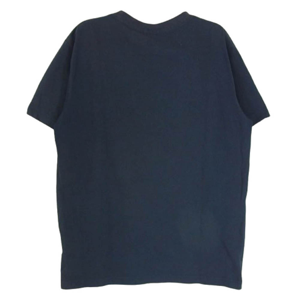Champion チャンピオン C3-H371 ロゴ 刺繍 半袖 ショートスリーブ Tシャツ ネイビー系 M【中古】